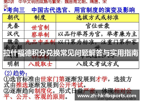 拉什福德积分兑换常见问题解答与实用指南